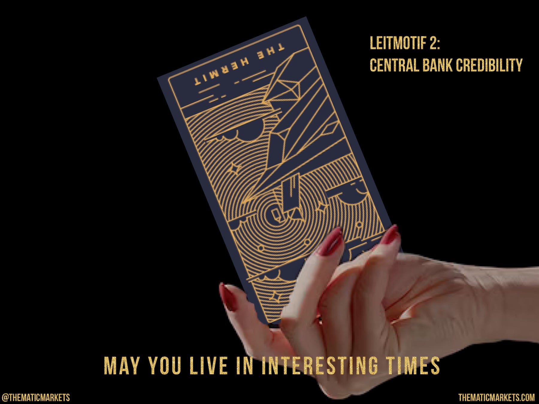 May you live in interesting times, the Hermit (reversed)