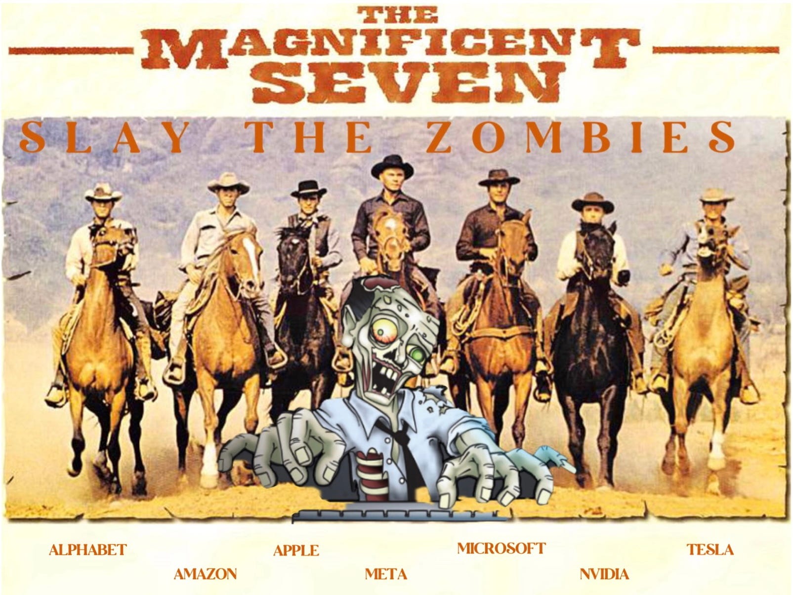 The Magnificent Seven slay the zombies